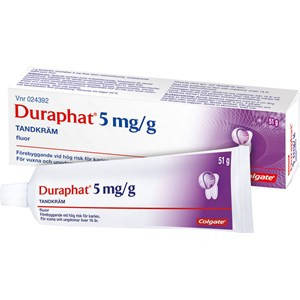 duraphat tandkräm med natriumfluorid